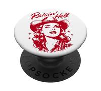 Crescere l'inferno Cowgirl PopSockets PopGrip Adesivo