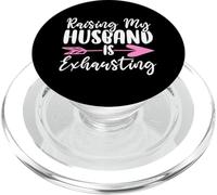 Crescere mio marito è estenuante moglie sposata moglie moglie PopSockets PopGrip per MagSafe