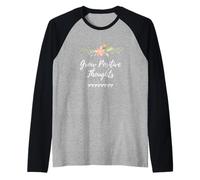 Crescere pensieri positivi Consapevolezza Ispirazione Motivazione Maglia con Maniche Raglan