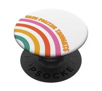 crescere pensieri positivi felice margherita primavera estate stile anni '70 PopSockets PopGrip Adesivo