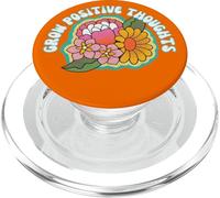 crescere pensieri positivi felice margherita primavera estate stile anni '70 PopSockets PopGrip per MagSafe