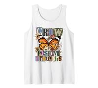 Crescere pensieri positivi Monarch Butterfly Collage Canotta