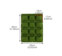 Crescere Pianta Tasca con Fori Pentole Multi Griglia Tessuto Sacchetti da Parete