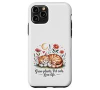 Crescere Piante Pet Cats Love Life Carino Giardinaggio Amante Gatto Custodia per iPhone 11 Pro