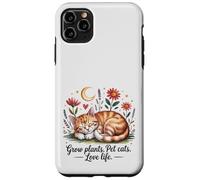Crescere Piante Pet Cats Love Life Carino Giardinaggio Amante Gatto Custodia per iPhone 11 Pro Max