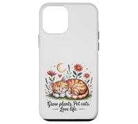 Crescere Piante Pet Cats Love Life Carino Giardinaggio Amante Gatto Custodia per iPhone 12 mini