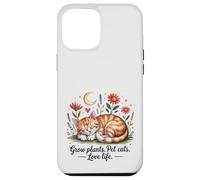 Crescere Piante Pet Cats Love Life Carino Giardinaggio Amante Gatto Custodia per iPhone 12 Pro Max