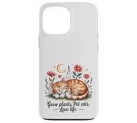 Crescere Piante Pet Cats Love Life Carino Giardinaggio Amante Gatto Custodia per iPhone 13 Pro Max