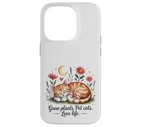 Crescere Piante Pet Cats Love Life Carino Giardinaggio Amante Gatto Custodia per iPhone 14 Pro