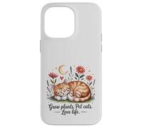 Crescere Piante Pet Cats Love Life Carino Giardinaggio Amante Gatto Custodia per iPhone 14 Pro Max