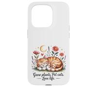Crescere Piante Pet Cats Love Life Carino Giardinaggio Amante Gatto Custodia per iPhone 15 Pro