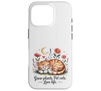 Crescere Piante Pet Cats Love Life Carino Giardinaggio Amante Gatto Custodia per iPhone 16 Pro
