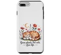Crescere Piante Pet Cats Love Life Carino Giardinaggio Amante Gatto Custodia per iPhone 7 Plus/8 Plus