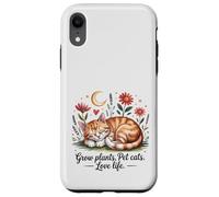 Crescere Piante Pet Cats Love Life Carino Giardinaggio Amante Gatto Custodia per iPhone XR