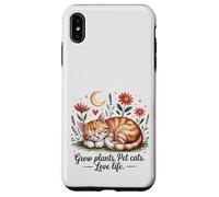 Crescere Piante Pet Cats Love Life Carino Giardinaggio Amante Gatto Custodia per iPhone XS Max