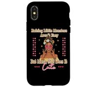 Crescere piccoli mostri non è facile, ma mamma Custodia per iPhone X/XS