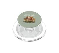 Crescere prende tempo mucca vitello cottagecore design PopSockets PopGrip per MagSafe