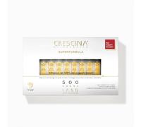 Crescina Transdermic SUPER FORMULA Ri-Crescita Trattamento Diradamento e Perdita dei Capelli 500 Donna 40 Fiale