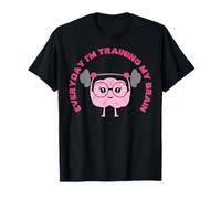 Crescita Mindset Citazione Training My Brain Cute Back to School Maglietta