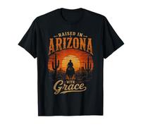 Cresciuto in Arizona con Grazia Cowboy Maglietta