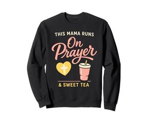 Cresciuto su tè Dolce e Gesù Cristiano Meridionale Fede Vita Felpa