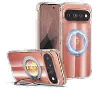 Cresee Custodia per Google Pixel 11 Pro XL, custodia magnetica per telefono trasparente