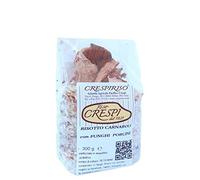 Crespiriso - Risotto Pronto ai Funghi Porcini 300g - Preparato con Riso Carnaroli, Facile e Veloce da Preparare per Piatti Gourmet