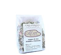 Crespiriso - Zuppa di Riso con Porri e Patate 150g - Deliziosa, Semplice e Nutriente, Perfetta per Pasti Sani e Veloci