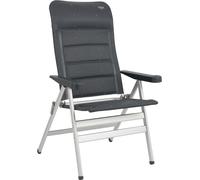 Crespo al/238 xl deluxe sedia pieghevole regolabile a 7 vie grigio scuro