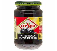 Crespo Olive Nere Snocciolate 354g (Confezione da 2)