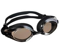 CRESSI 3.0 Goggles, Occhialini da Nuoto, Naselli Intercambiabili per Comfort e Massima visibilità Unisex Adulto, Nero/Nero/Lenti a Specchio, Unica
