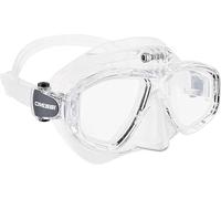 Cressi Action, Maschera Subacquea Unisex - Adulto, Trasparente/Trasparente, Taglia Unica