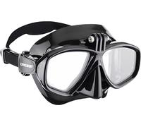 Cressi Action, Maschera Subacquea Unisex - Adulto, Nero/Nero, Taglia Unica