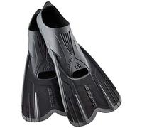 Cressi Agua Short, Black/Silver, Pinne da Nuoto Unisex Adulto, Nero/Argento, US Man 8.5/9.5 | US Lady 9.5/10.5 | EU 41/42