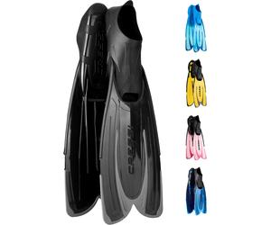 CRESSI Agua Pinne a Scarpetta Leggere per Snork 41/42 Nero / puro piacere Single