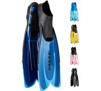 Cressi Agua, Pinne Self Adjusting per Immersioni, Snorkeling e Nuoto Unisex Adulto, Blu, 41/42