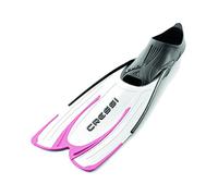 Cressi Agua, Pinne Self Adjusting per Immersioni, Snorkeling e Nuoto Unisex Adulto, Rosa, 33/34