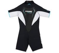 Cressi Altum Wetsuit 3 mm, Muta Shorty o Monopezzo Donna, Nero/Rosa, M/3