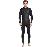 Cressi Altum Wetsuit 3 mm, Muta Shorty o Monopezzo Uomo, Nero/Blu, XL/5