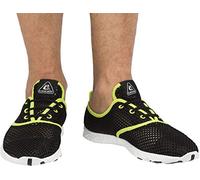 Cressi Aqua Shoes - Scarpette Multisport per Spiaggia e Sport Acquatici Unisex - Adulto, Multicolore (Nero/Verde), 44