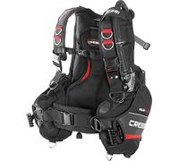 Cressi Aquaride B.C.'D - Jacket/Gav per Immersioni Sub, colore Nero/Rosso, Unisex Adulti, XS