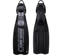 Cressi Ara EBS Fins Pinne Professionali per Immersione con Cinturino EBS, Nero, S/M
