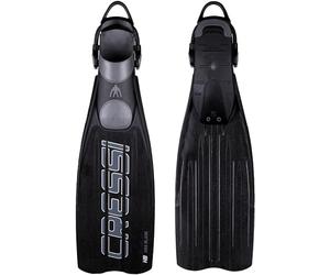 Cressi Ara EBS Fins Pinne Professionali per Immersione con Cinturino EBS, Nero, S/M