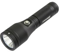 CRESSI Astra Torch Black, Torcia Subacquea LED Ricaricabile Alta Luminosità 2100 Lumen Impermeabile IPX8 100m-Nera e Compatta, per Immersioni, Pesca, Esplorazioni Acquatiche Unisex Adulto, Nero