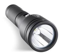 CRESSI Astra Torch Black, Torcia Subacquea LED Ricaricabile Alta Luminosità 2100 Lumen Impermeabile IPX8 100m-Nera e Compatta, per Immersioni, Pesca, Esplorazioni Acquatiche Unisex Adulto, Nero