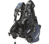 Cressi Aviator B.C.D. - Equilibratore Idrostatico per Immersioni con Struttura Classica, Ideale per Viaggiare, Unisex Adulto, Nero/Blu, M