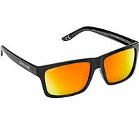 Cressi Bahia Floating, Occhiali Galleggianti Sportivi da Sole Polarizzati con Protezione UV 100% Unisex Adulto, Nero/Lente Specchiate Arancio