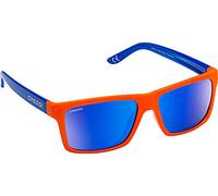 Cressi Bahia Floating Sunglasses, Occhiali Galleggianti Sportivi da Sole Unisex Adulto, Arancio/Royal/Lenti Specchiate Blu, Unica