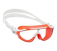 Cressi Baloo Goggles, Occhialini per Il Nuoto,Piscina e Snorkeling 2 a 7 Anni Unisex Bambini, Multicolore (Arancio/Bianco), 2-7 Jahre