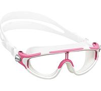 Cressi Baloo Goggles, Occhialini per Il Nuoto,Piscina e Snorkeling 2 a 7 Anni Unisex Bambini, Multicolore (Rosa/Bianco), M